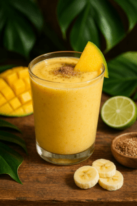 smoothie mangue banane cbd