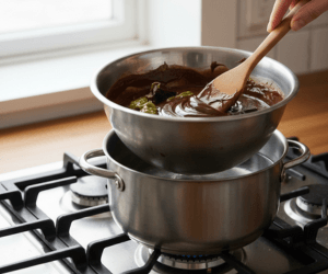 faire fondre le chocolat et le beurre de de marrakech