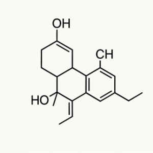 structure chimique THCP