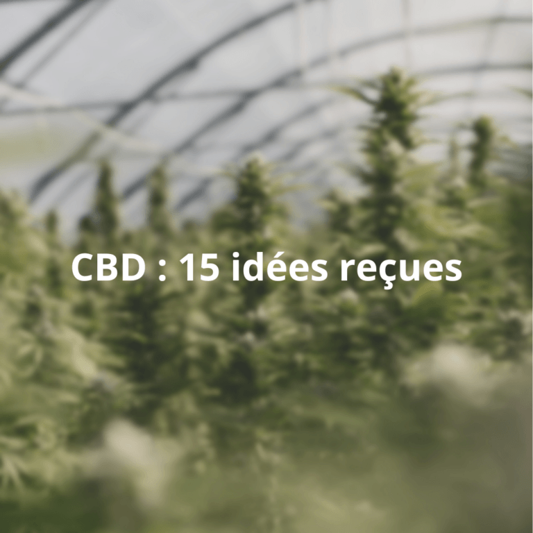 15 idées reçues sur le cbd