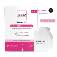 Patchs CBD Confort Menstruel - Hexa3