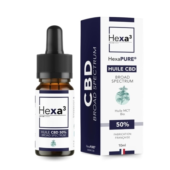 Huile CBD 50% Broad Spectrum 10ml