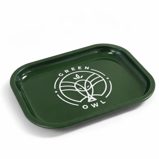 Plateau Métal Green Owl