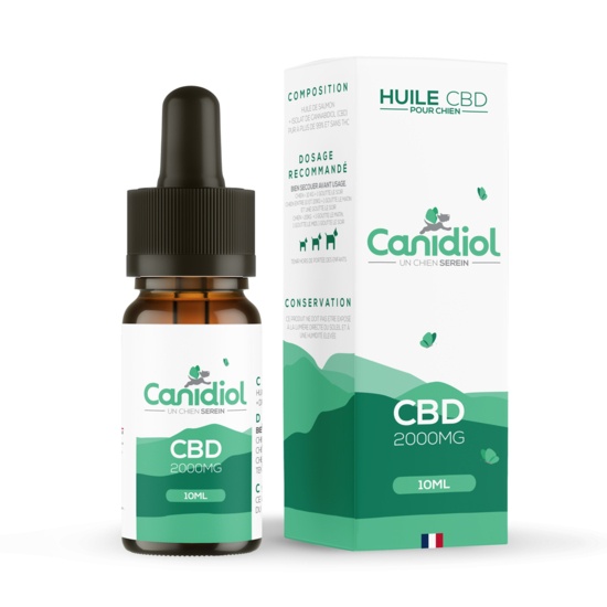 Huile CBD Chien 20% - Canidiol
