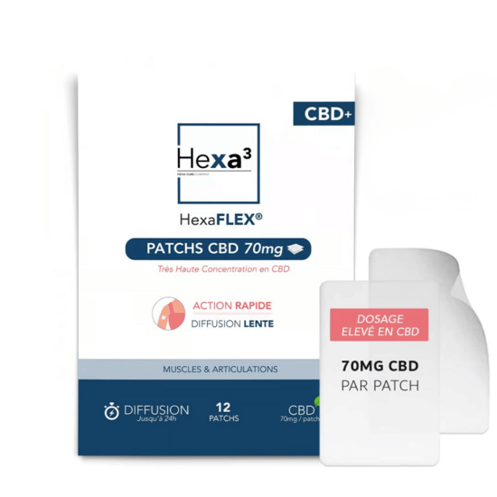 patchs CBD HexaFLEX 70mg