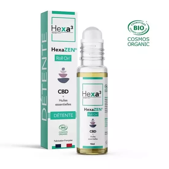 Roll-on CBD Détente Hexa3 – L'essentiel bien-être à portée de