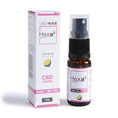 achat Huile MCT CBD 15% HexaCube (Citron)