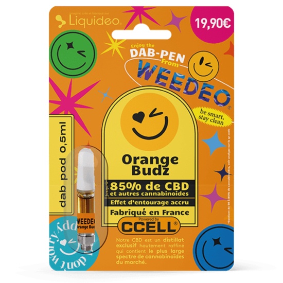 Cartouche CBD Orange Budz - Weedeo