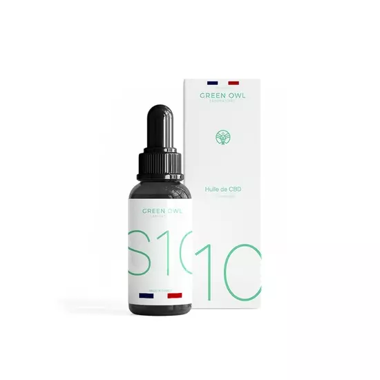 Huile de CBD 10% Isolat  Green Owl