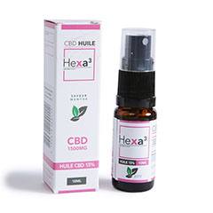 achat Huile MCT CBD 15% HexaCube (Menthe)