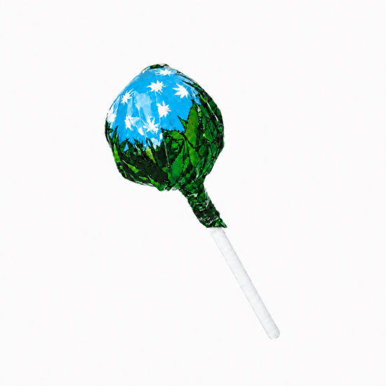 sucette myrtille