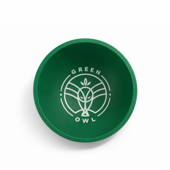 Rolling Bowl Green Owl