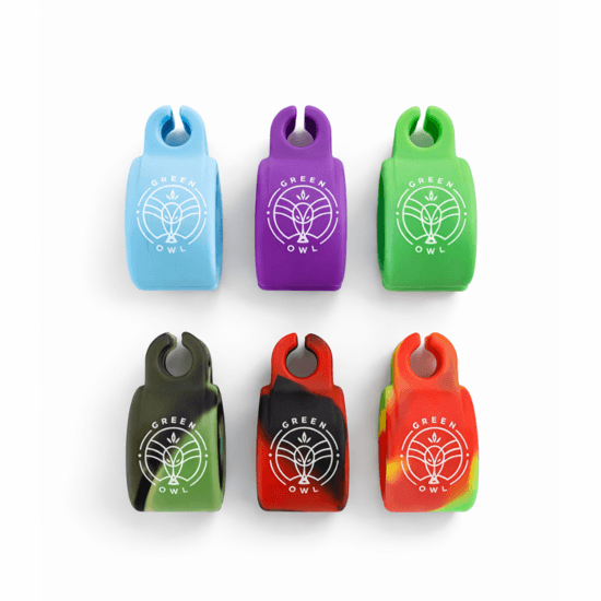 Bague Silicone Green Owl