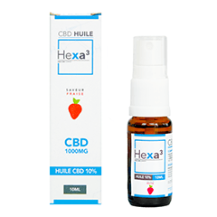 achat  Huile MCT CBD 10% Fraise