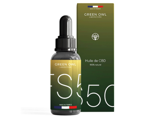 Huile CBD 50 % Full Spectrum Green Owl