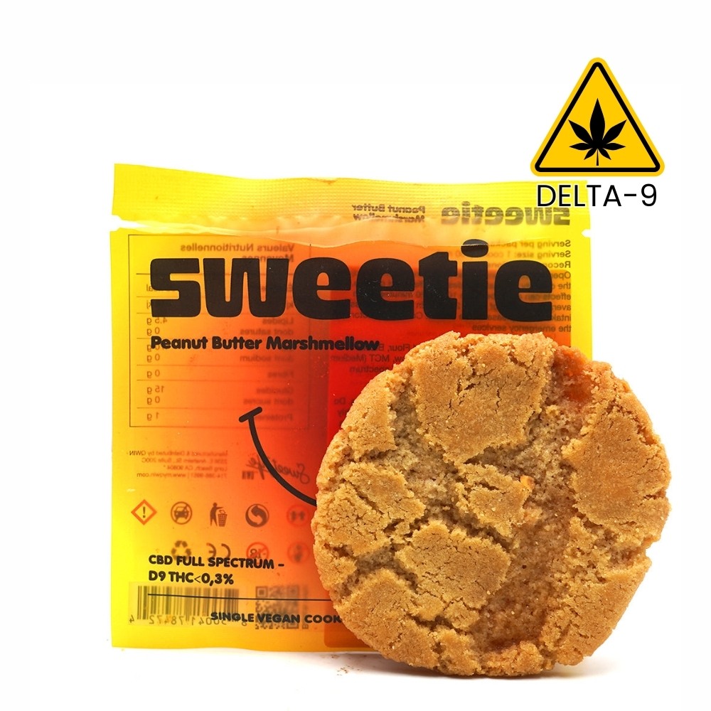 Cookie beurre de cacahuette 100mg D9 THC