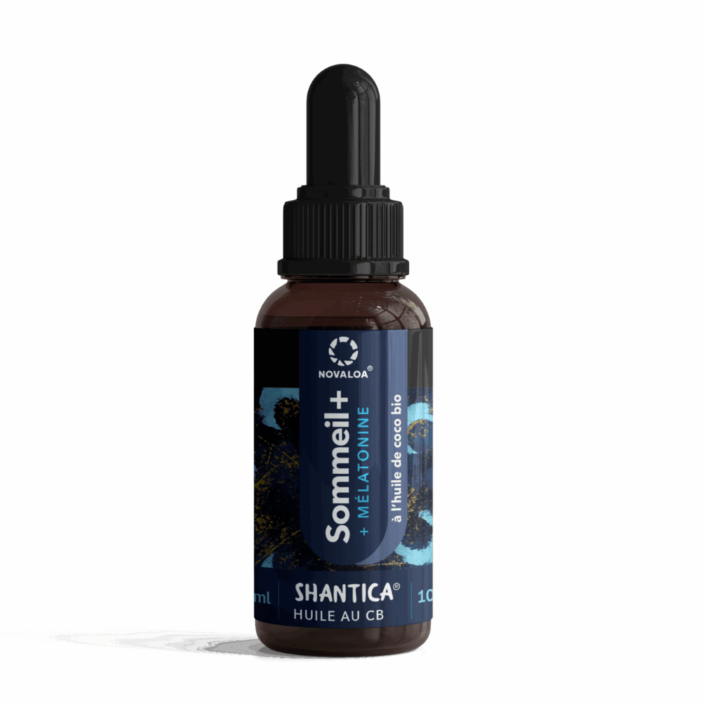 Huile Sommeil+ Complexe CB2® 20 % & Mélatonine – 10 ml
