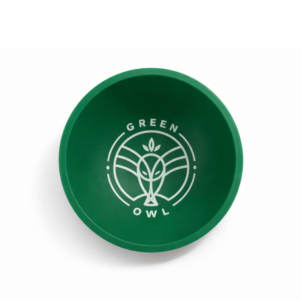 Rolling Bowl Green Owl