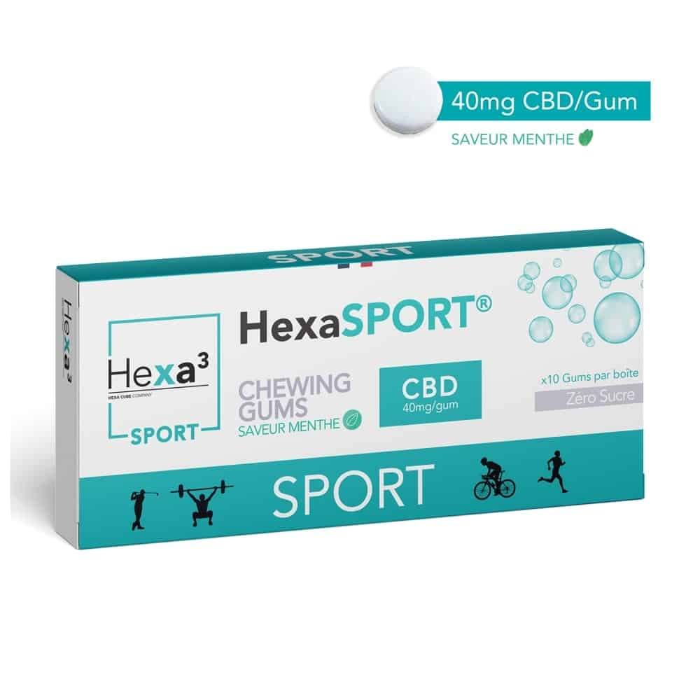 Chewing-gum CBD Sport - Hexa3
