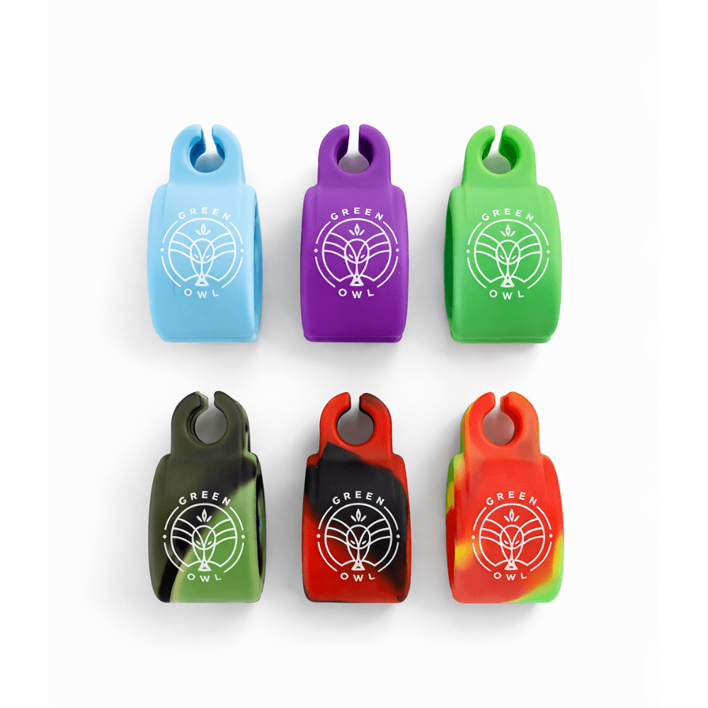 Bague Silicone Green Owl