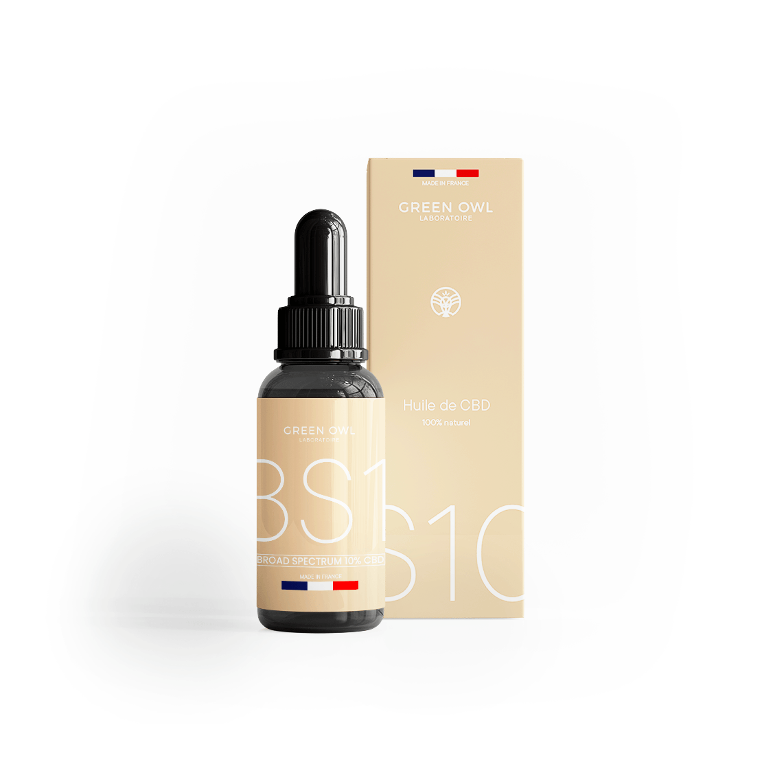 Huile CBD 10% Broad Spectrum - GreenOwl