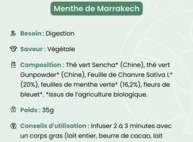 Thé vert CBD Menthe de Marrakech  35g